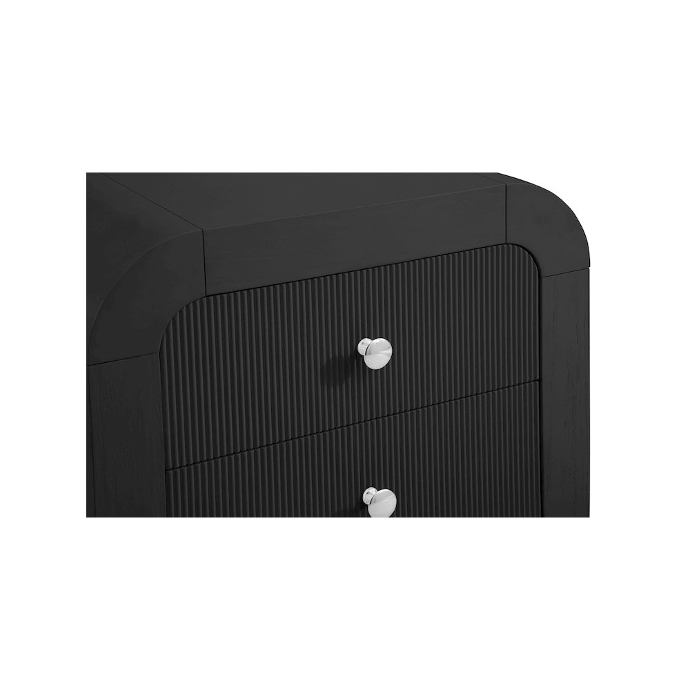 Artisto Black Night Stand. Picture 12
