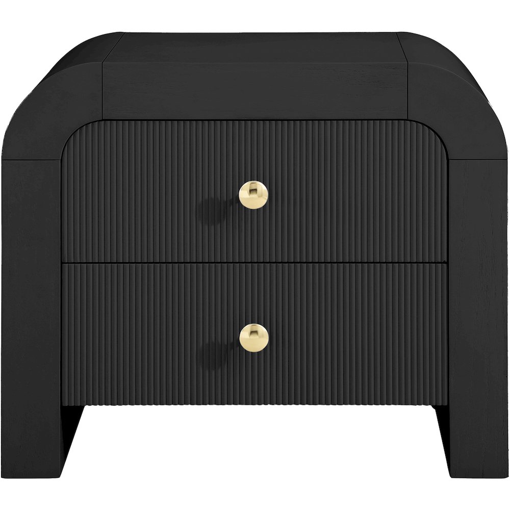 Artisto Black Night Stand. Picture 4
