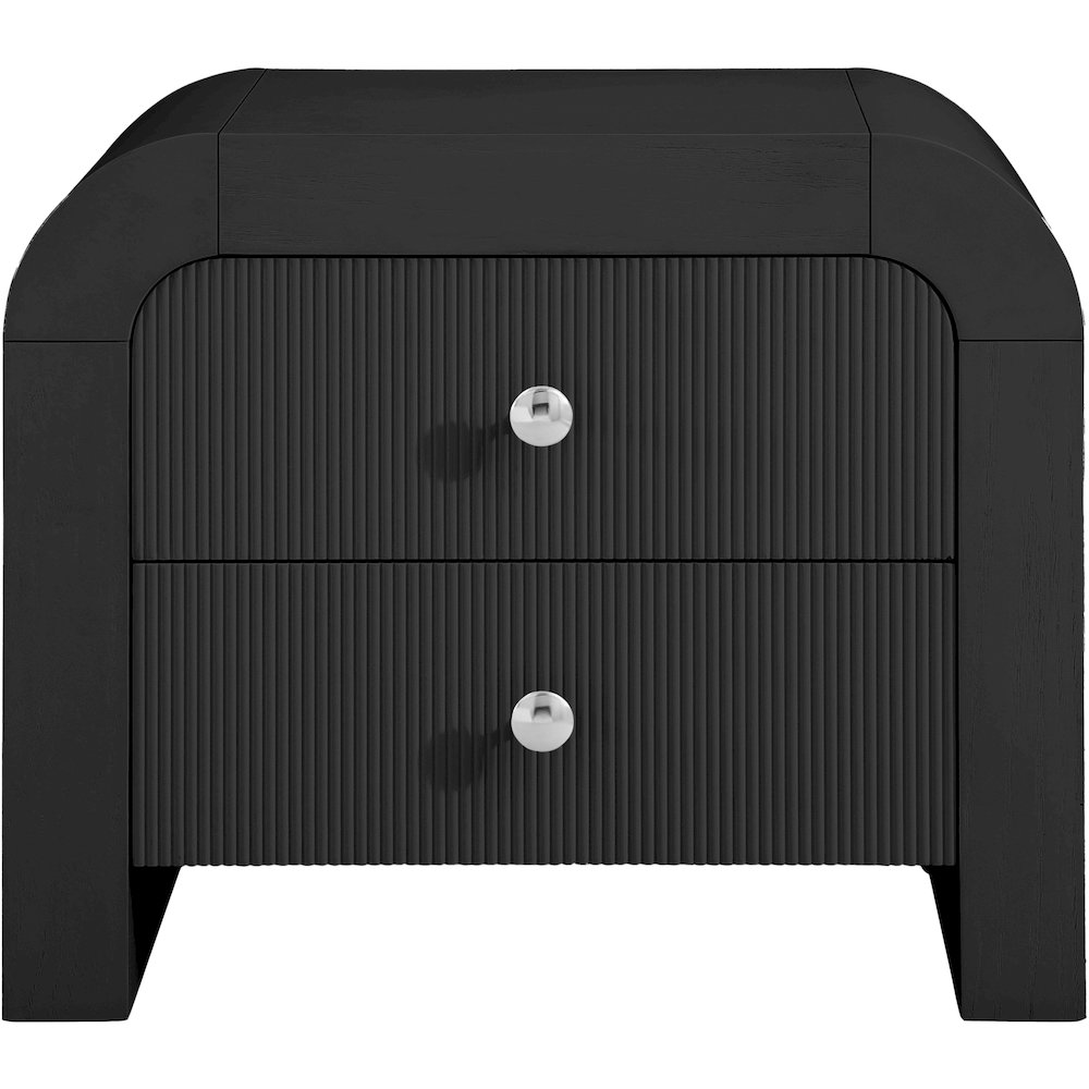 Artisto Black Night Stand. Picture 5