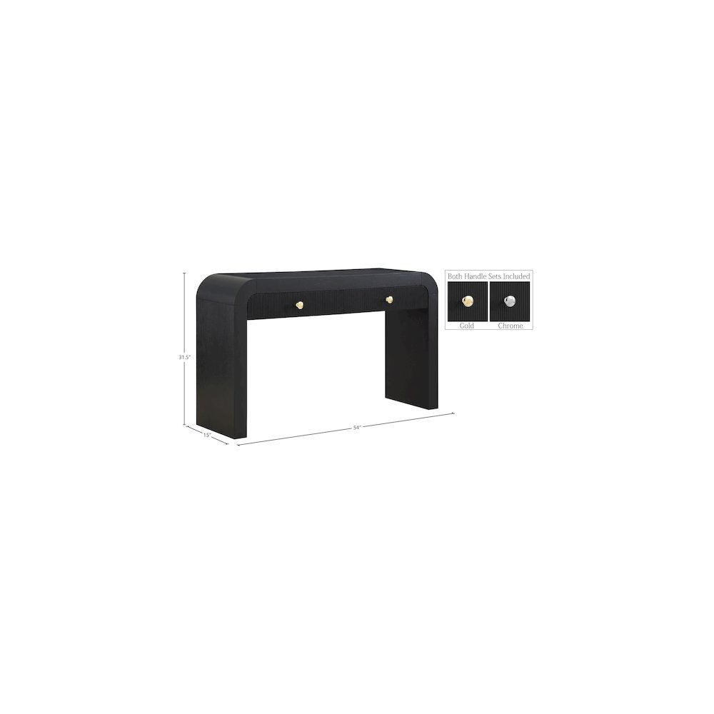 Artisto Black Console Table. Picture 15