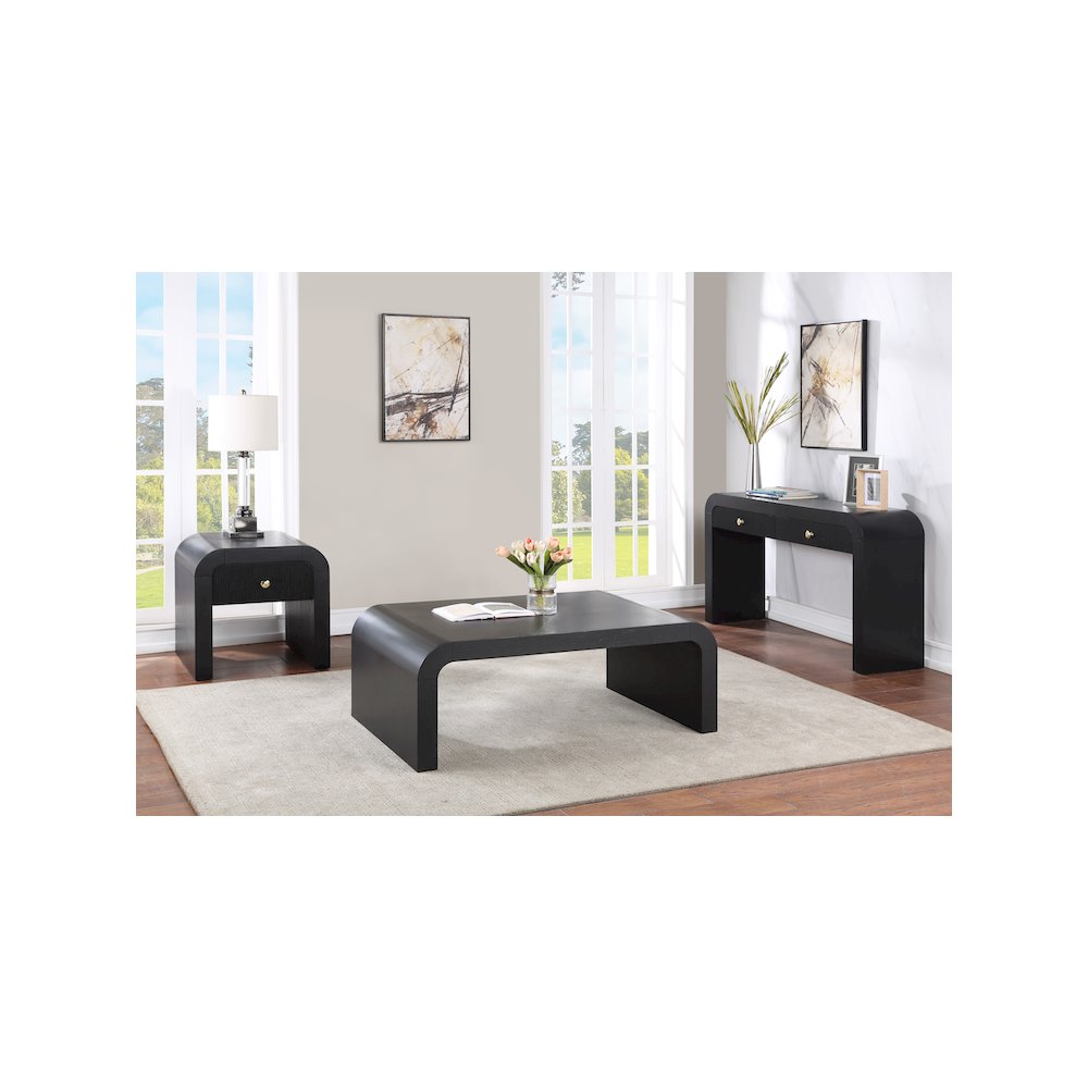 Artisto Black Console Table. Picture 13