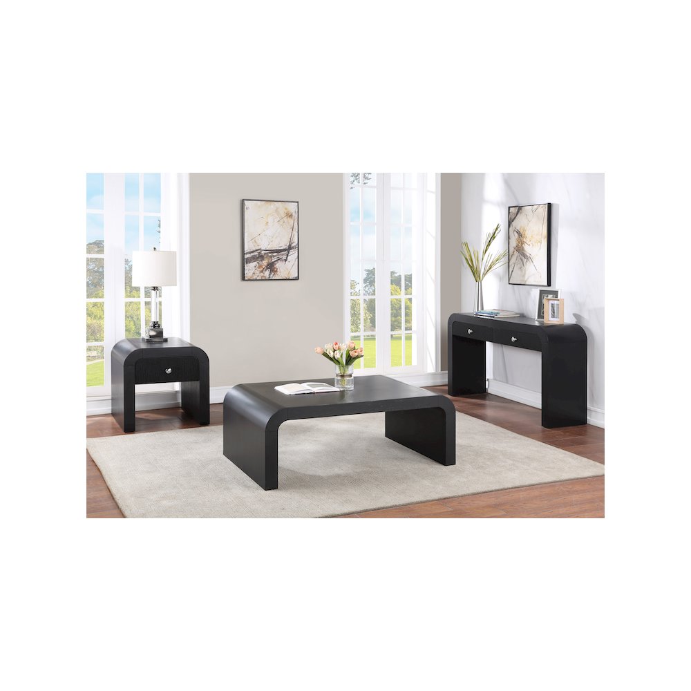 Artisto Black Console Table. Picture 14