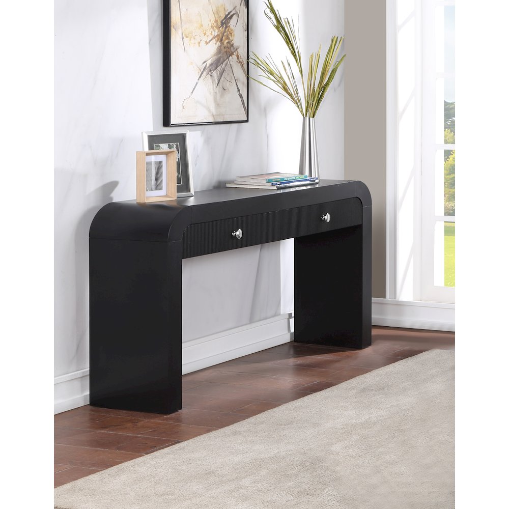 Artisto Black Console Table. Picture 3