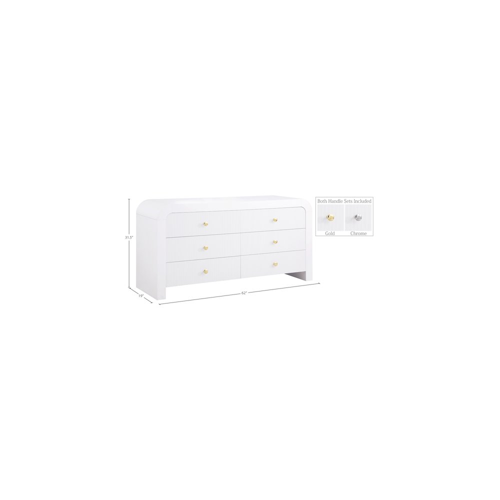 Artisto White Dresser. Picture 19