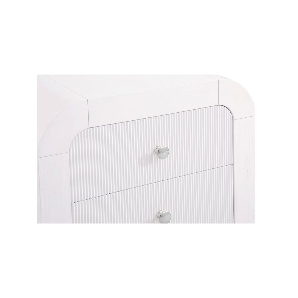 Artisto White Night Stand. Picture 12
