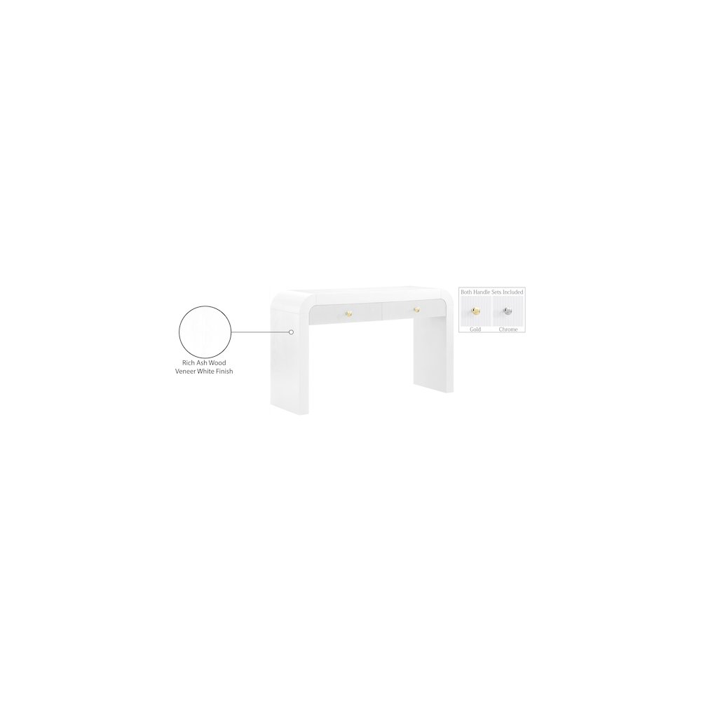 Artisto White Console Table. Picture 16