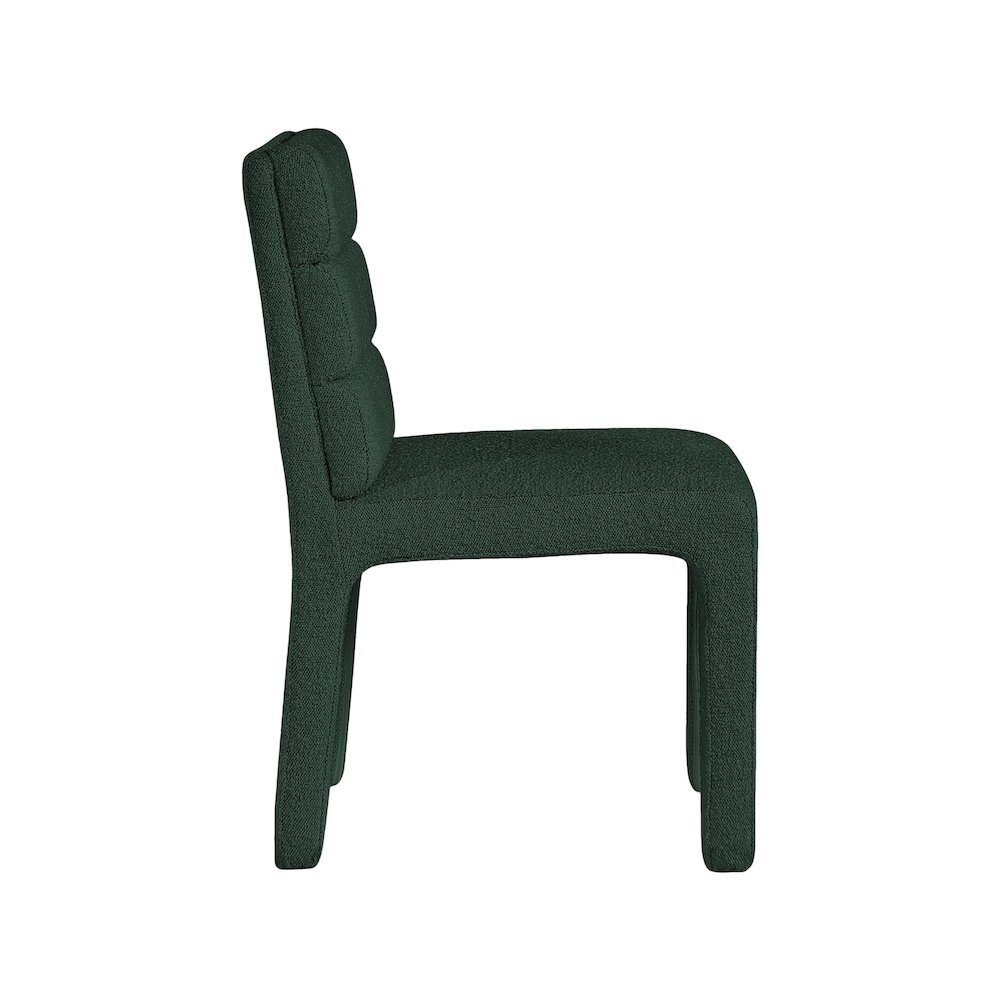 Kai Green Boucle Fabric Dining Chair, Set of 2. Picture 3