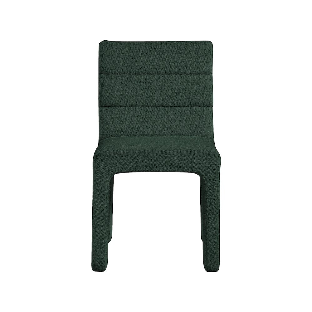 Kai Green Boucle Fabric Dining Chair, Set of 2. Picture 4