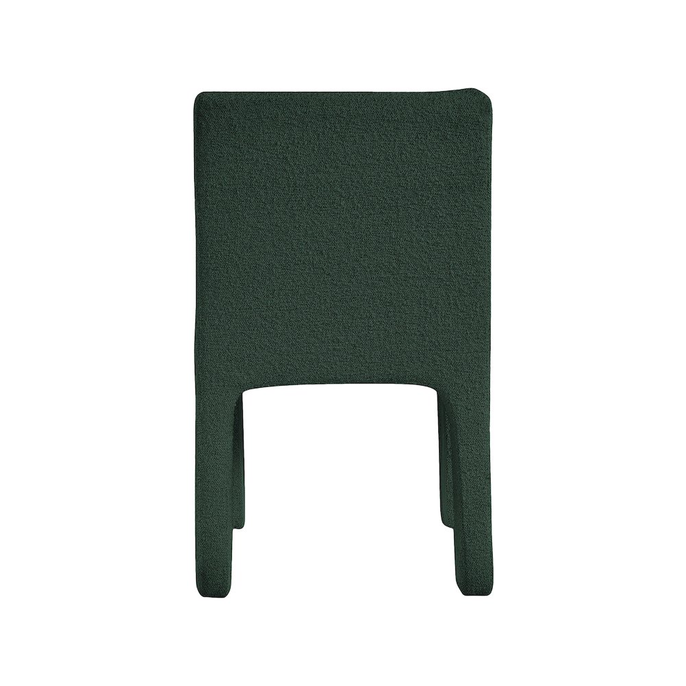 Kai Green Boucle Fabric Dining Chair, Set of 2. Picture 5