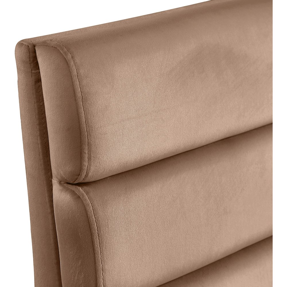 Kai Beige Velvet Dining Chair, Set of 2. Picture 6
