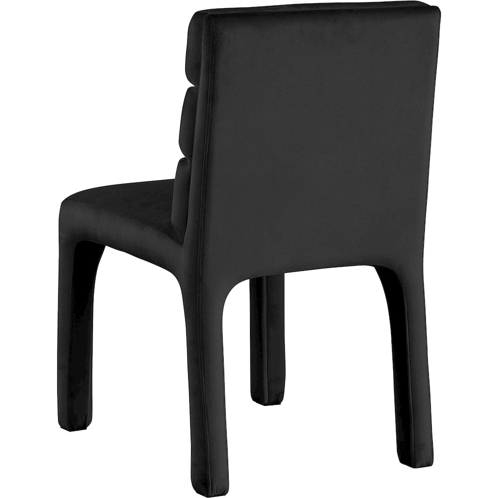 Kai Black Velvet Dining Chair, Set of 2. Picture 2
