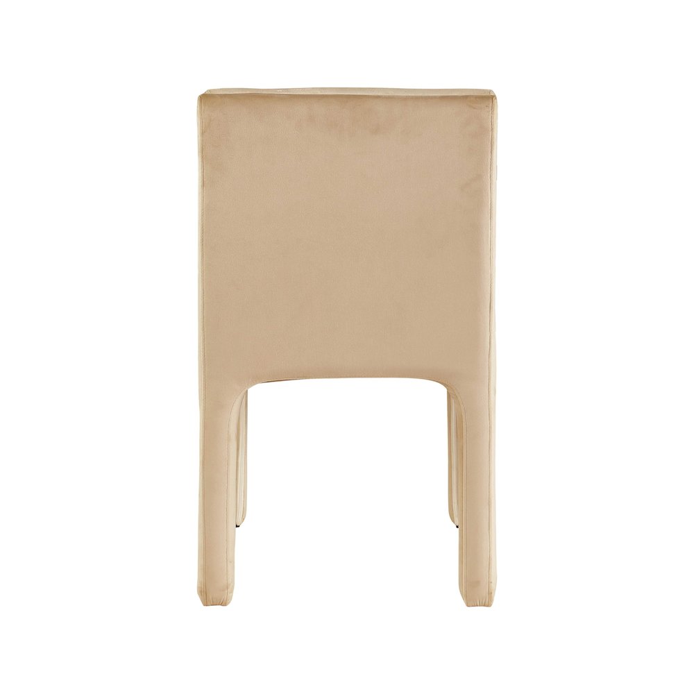 Kai Camel Velvet Dining Chair, Set of 2. Picture 5