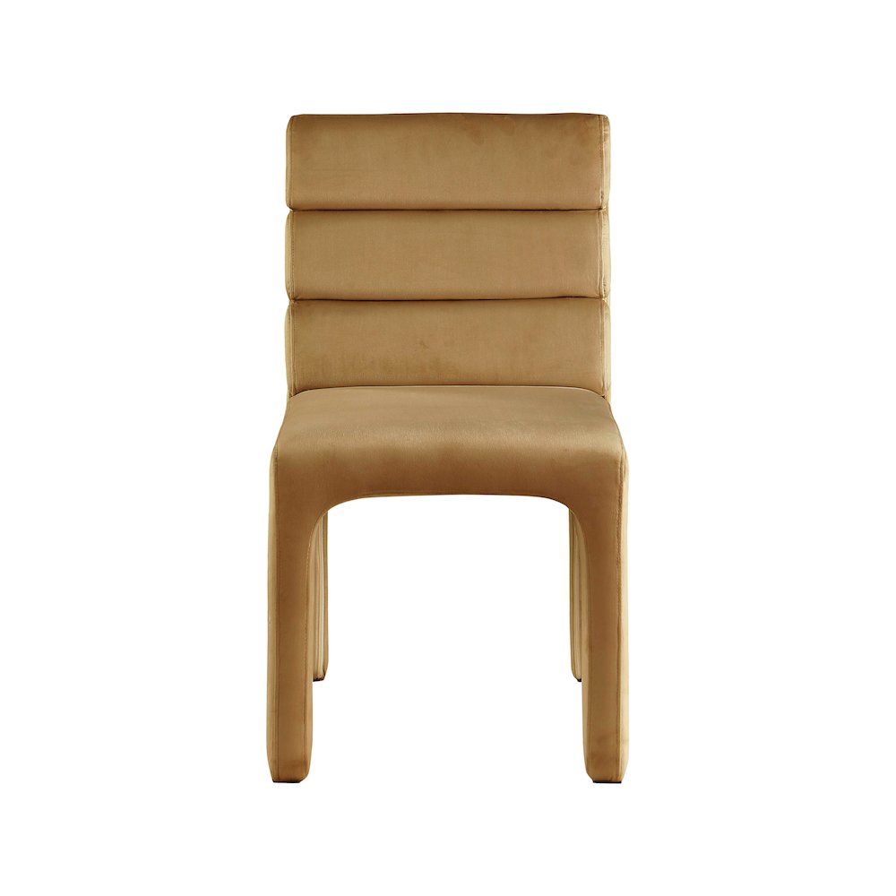 Kai Saddle Velvet Dining Chair, Set of 2. Picture 4