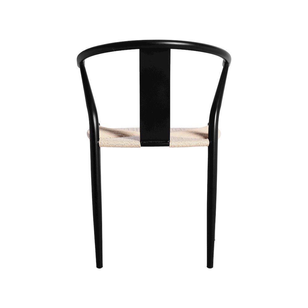 Beck Beige Hand Woven Rope Dining Chair, Set of 2. Picture 2