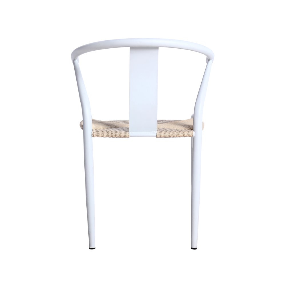 Beck Beige Hand Woven Rope Dining Chair, Set of 2. Picture 2