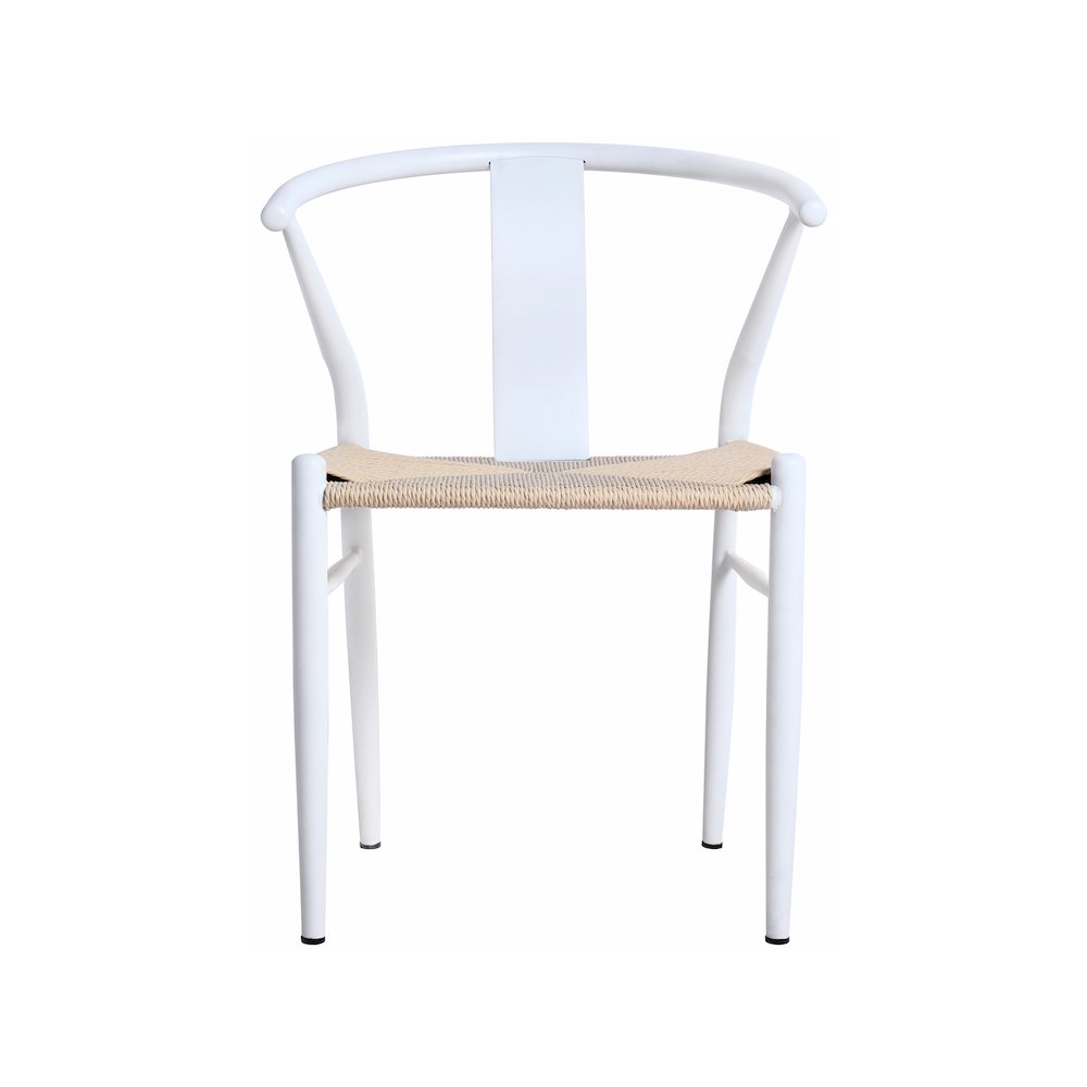Beck Beige Hand Woven Rope Dining Chair, Set of 2. Picture 3