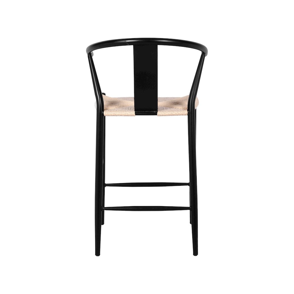 Beck Beige Hand Woven Rope Stool, Set of 2. Picture 2