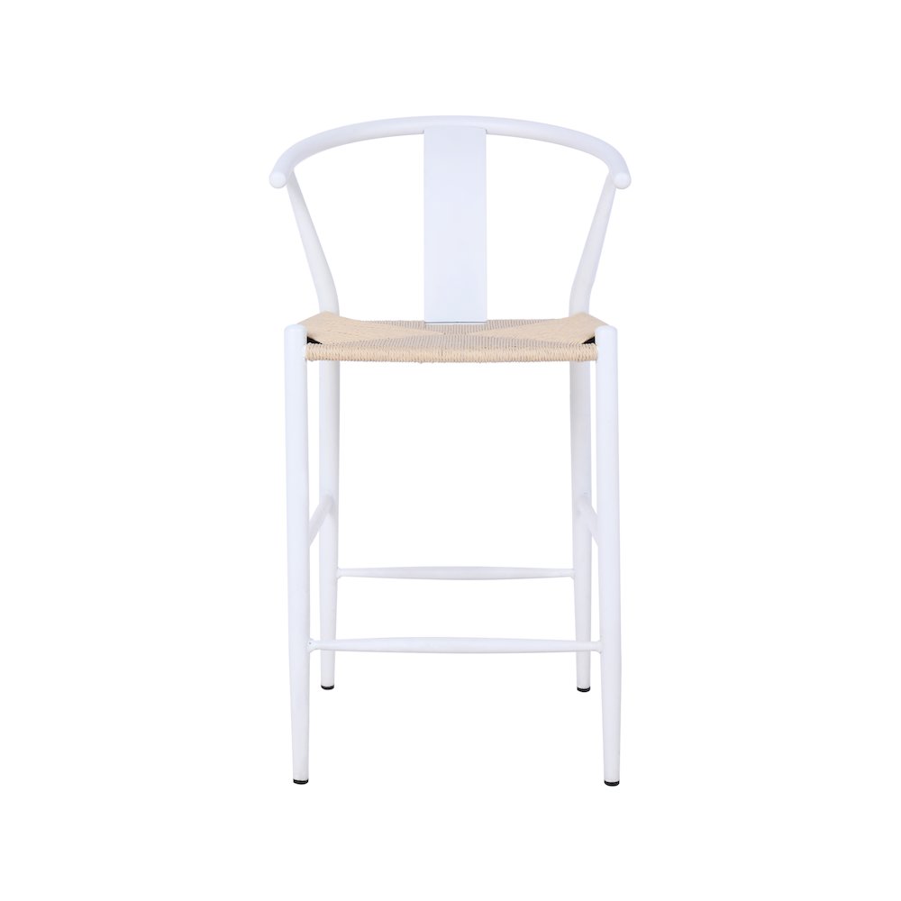 Beck Beige Hand Woven Rope Stool, Set of 2. Picture 3