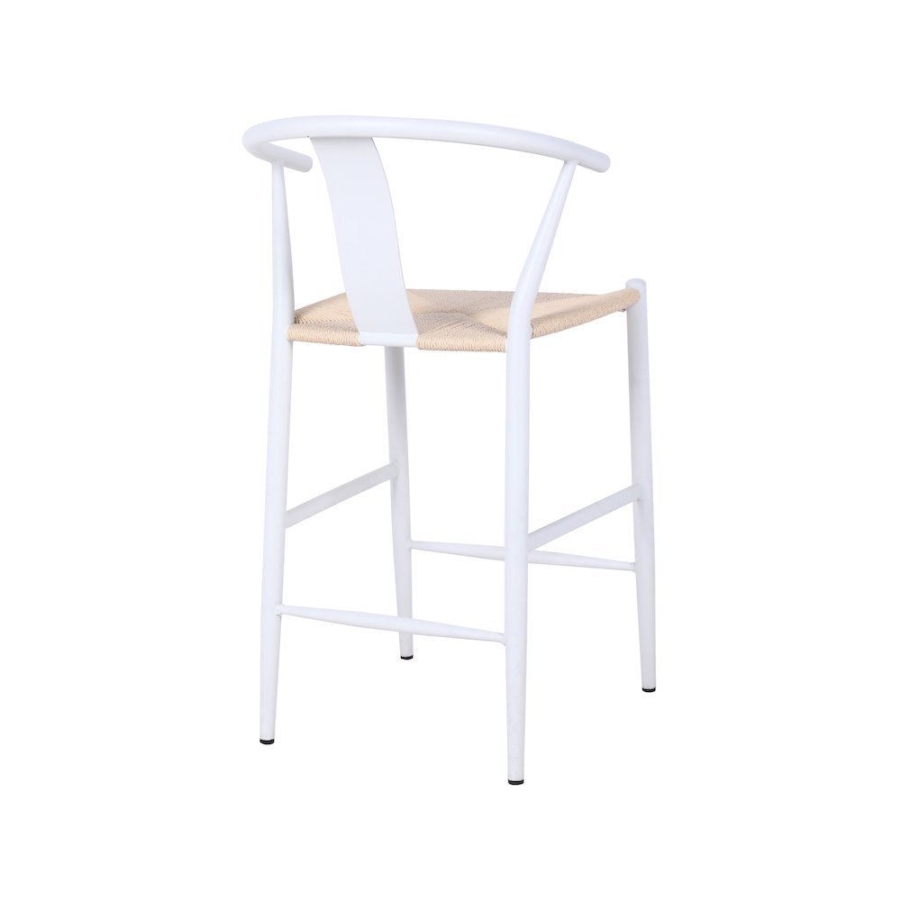 Beck Beige Hand Woven Rope Stool, Set of 2. Picture 5