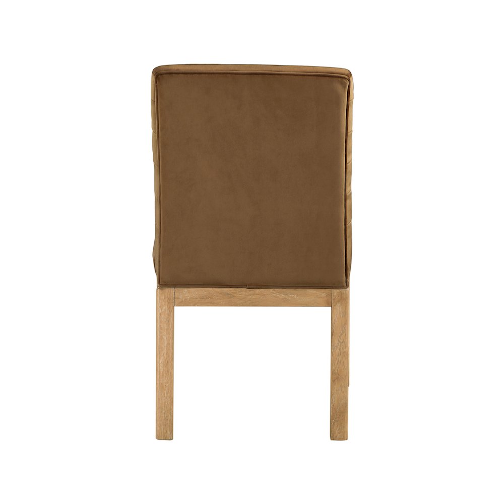 Evelyn Saddle Velvet Dining Chair. Picture 4