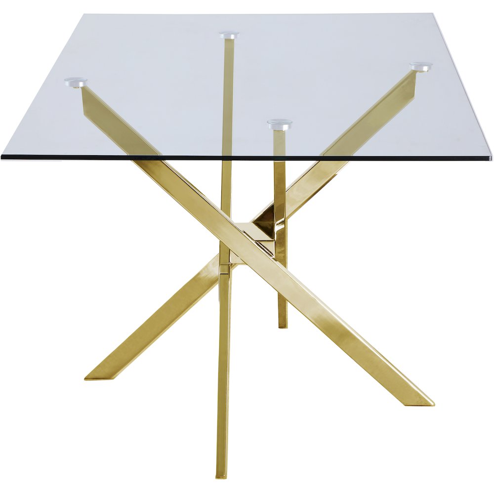 Xander Gold Dining Table. Picture 3