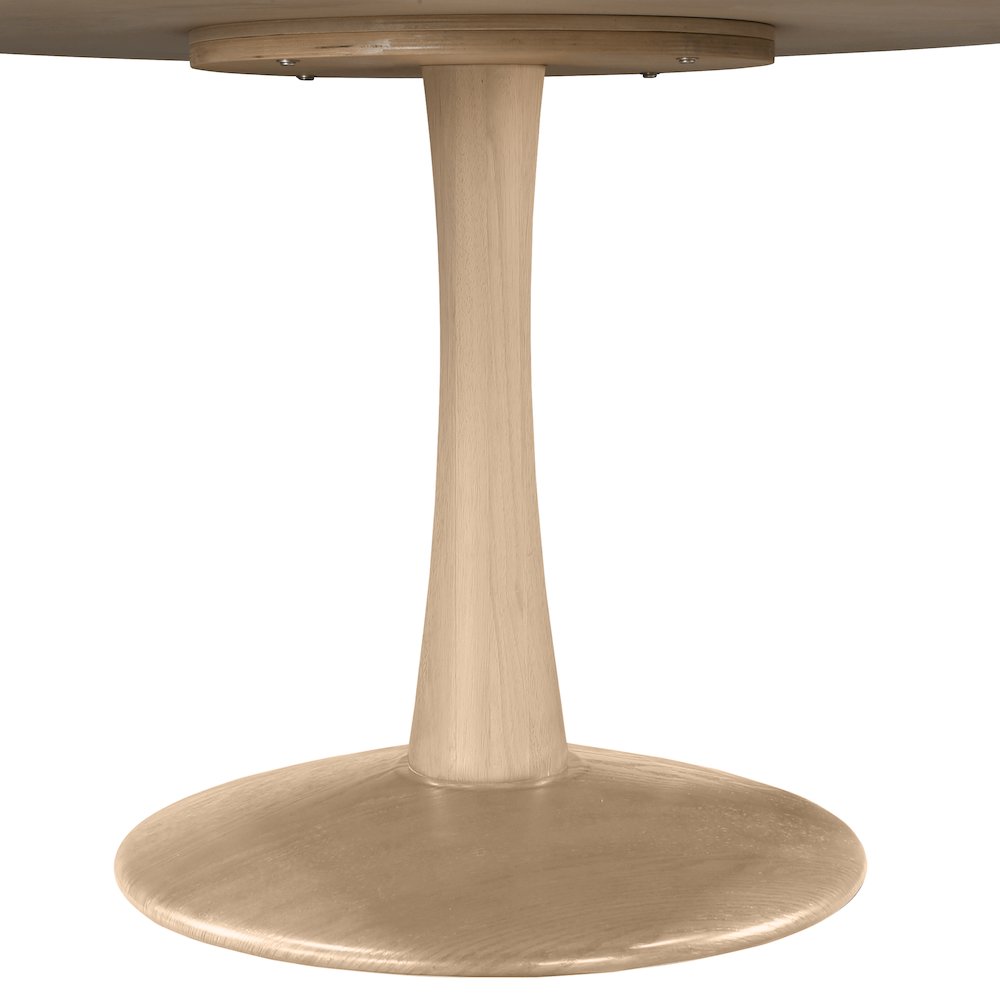 Holly Natural Oak Dining Table. Picture 4