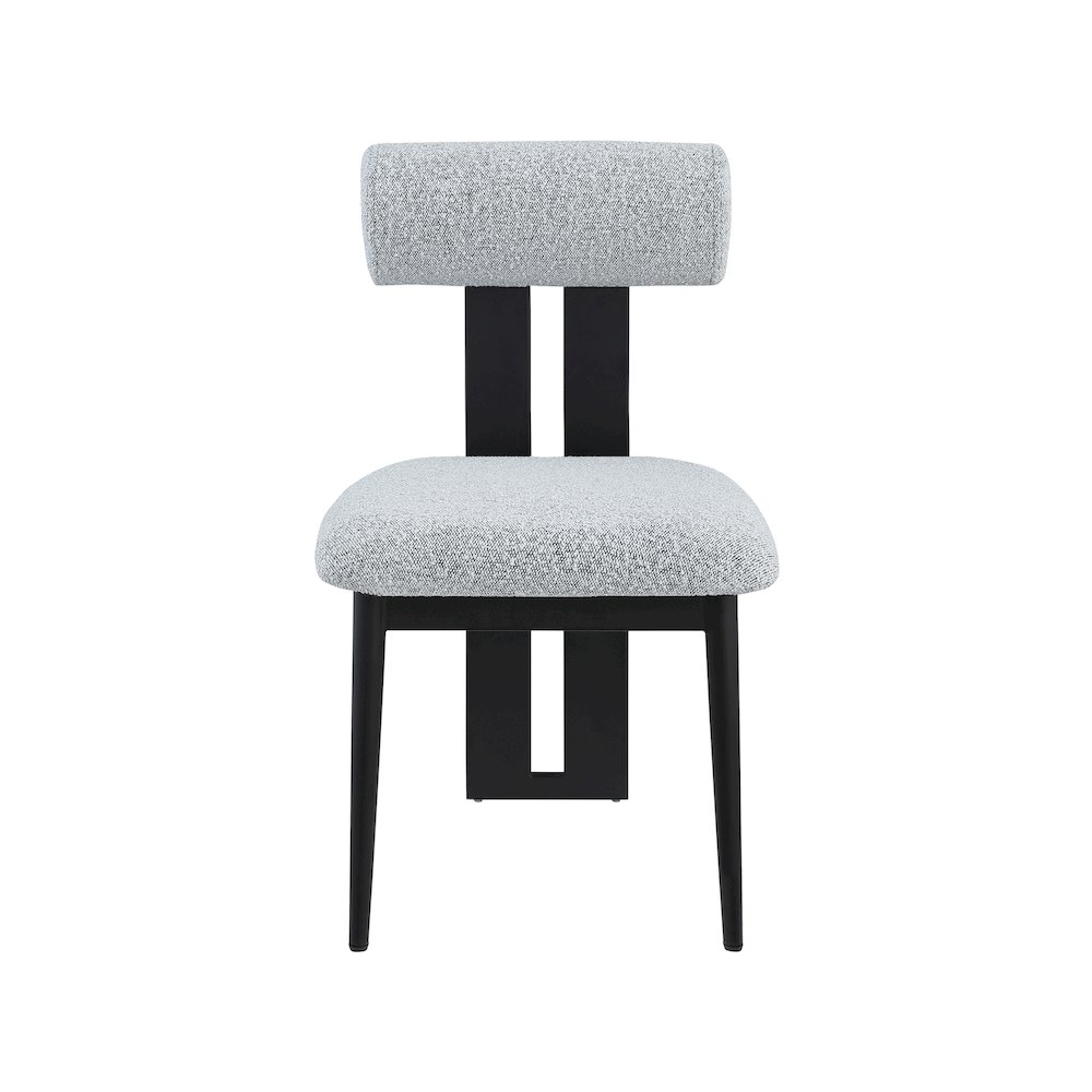 Dario Grey Boucle Fabric Dining Chair, Set of 2. Picture 3