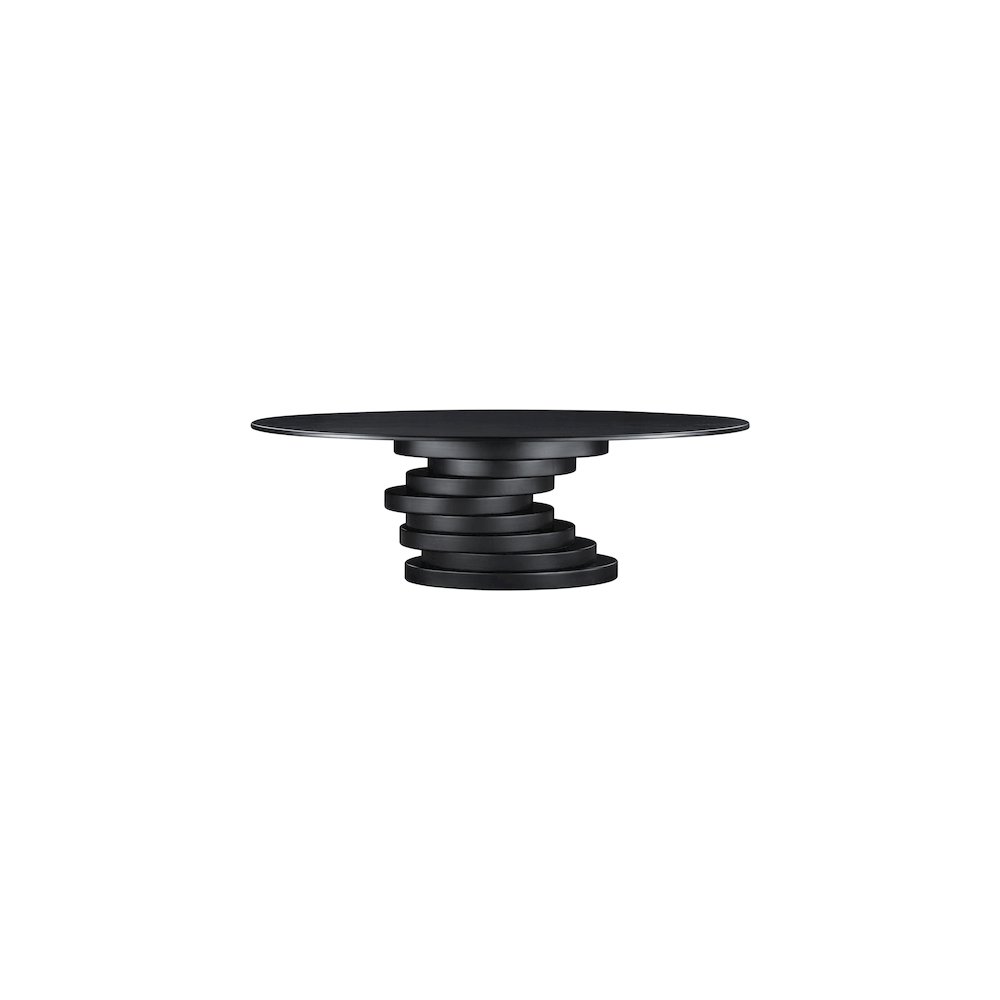 Moriah Black Dining Table. Picture 3