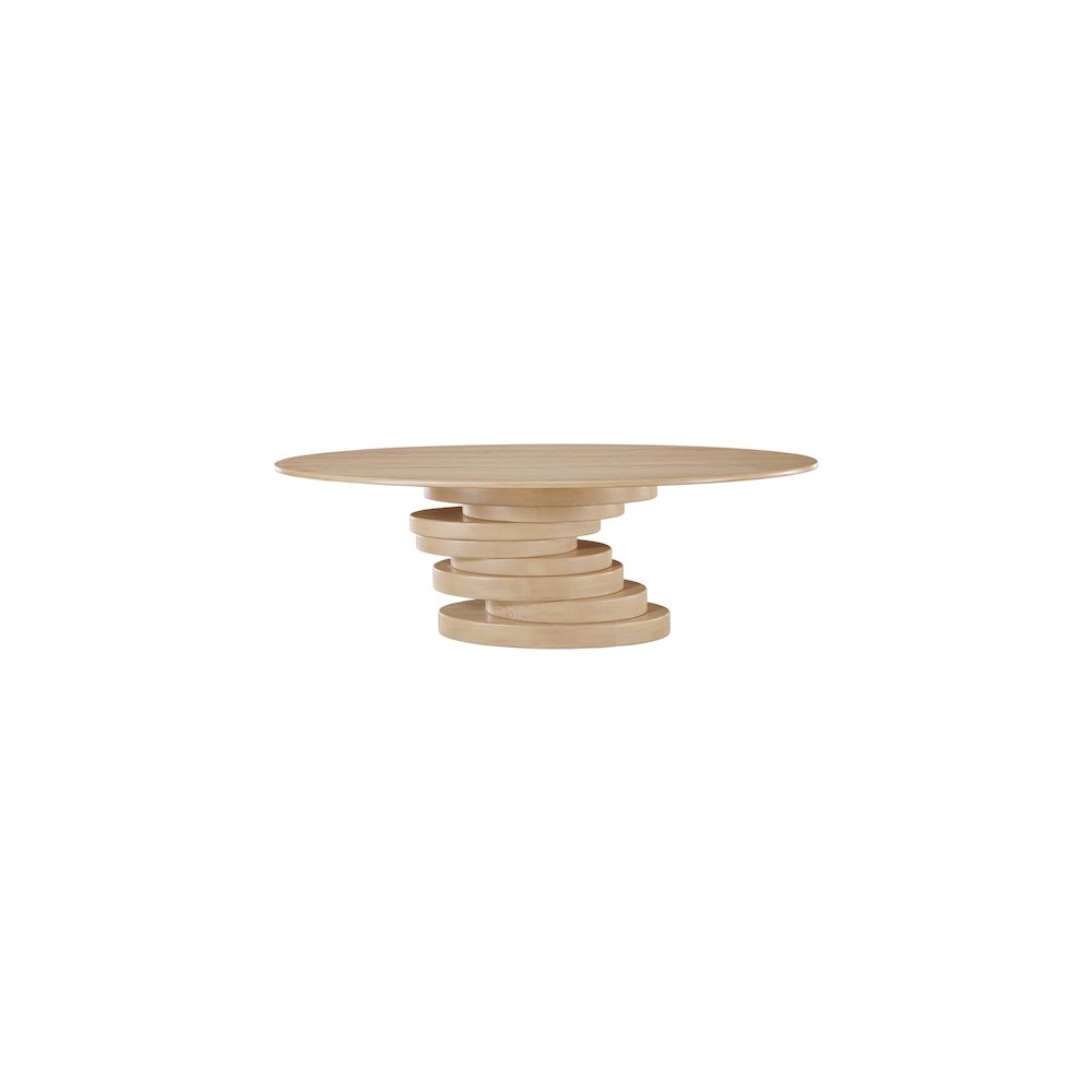 Moriah Oak Dining Table. Picture 3