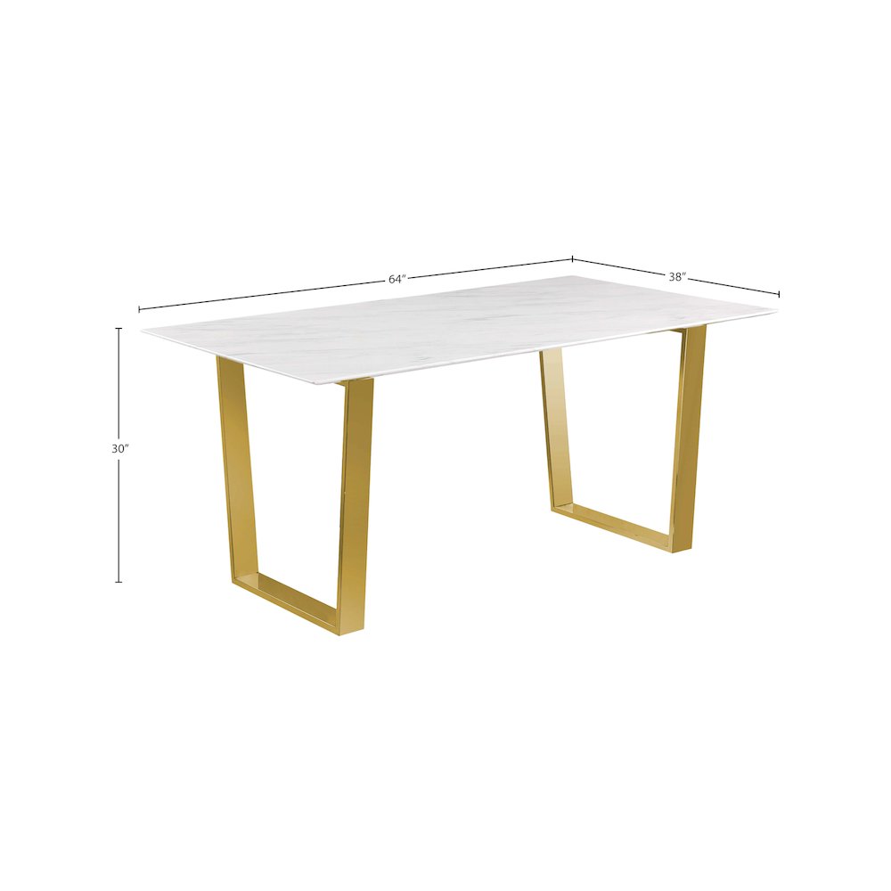 Cameron White Dining Table. Picture 6