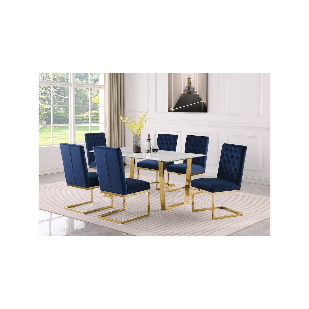 Cameron White Dining Table. Picture 2