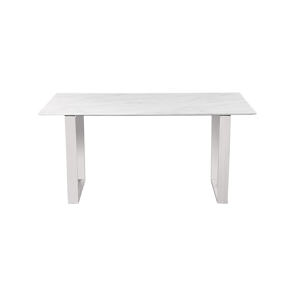 Carlton White Dining Table. Picture 3