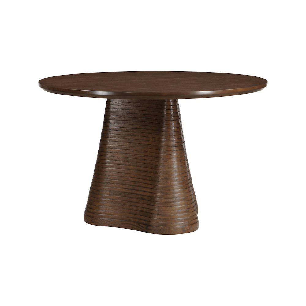 Bernada Brown Dining Table. Picture 2