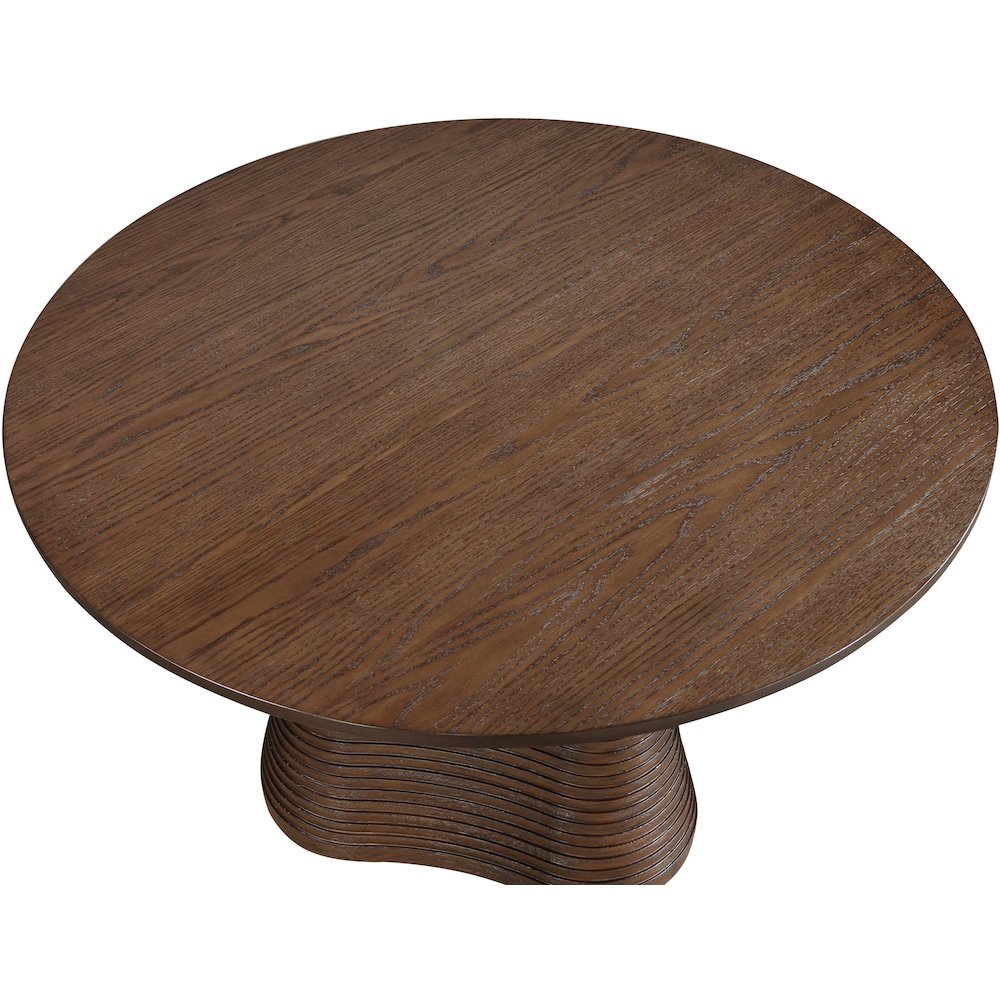 Bernada Brown Dining Table. Picture 4