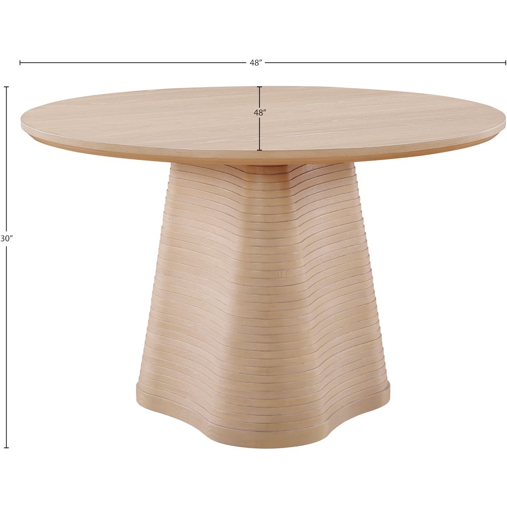 Bernada Natural Dining Table. Picture 5