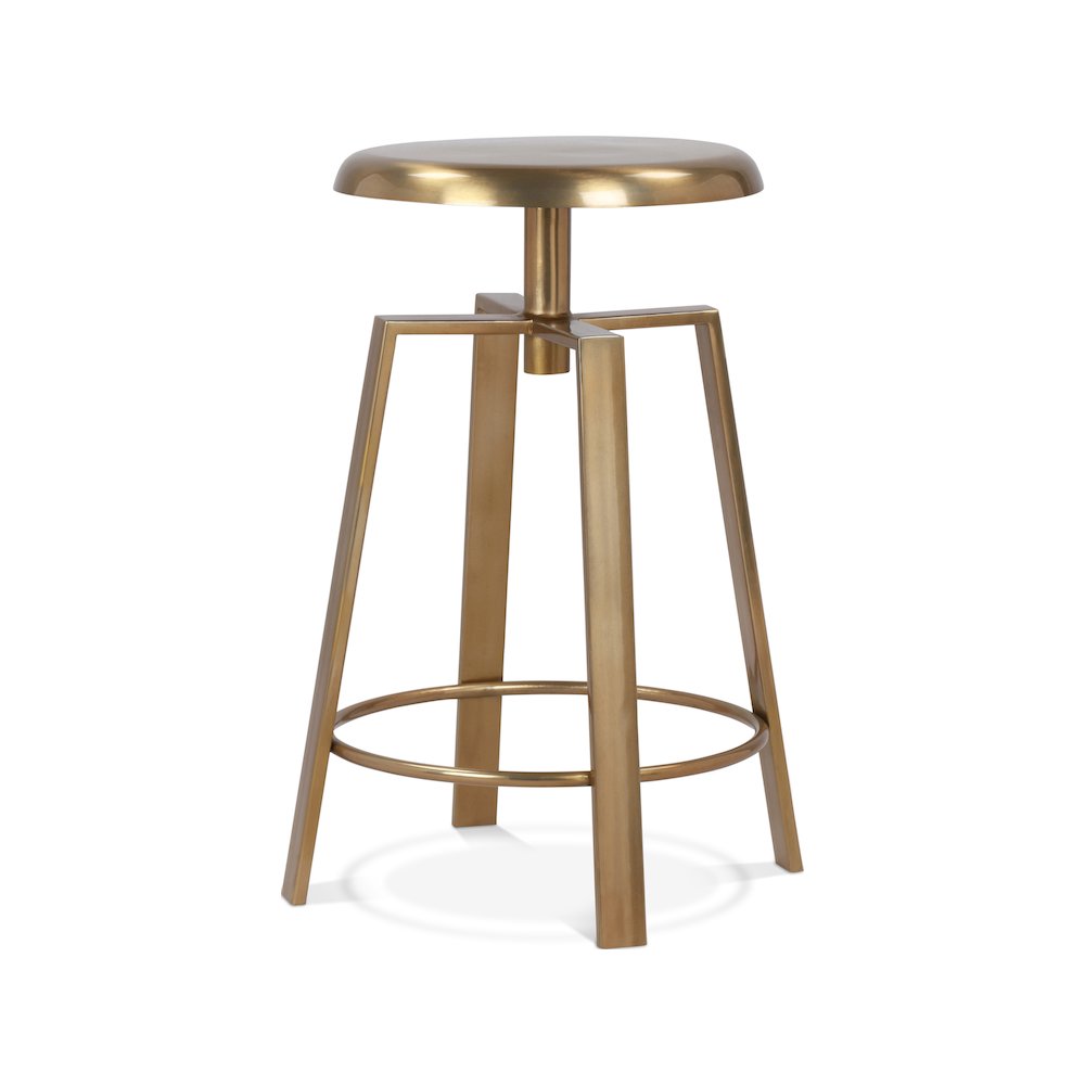 Lang Gold Iron Counter/Bar Stool. Picture 1