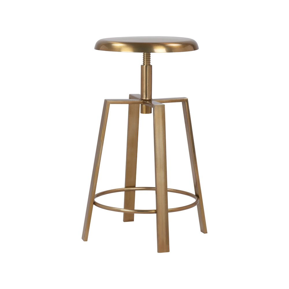 Lang Gold Iron Counter/Bar Stool. Picture 2