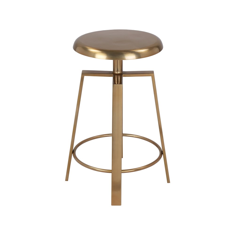 Lang Gold Iron Counter/Bar Stool. Picture 5