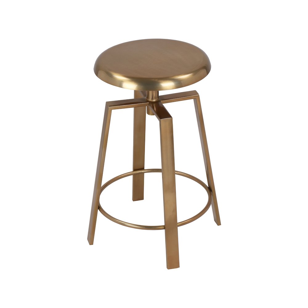 Lang Gold Iron Counter/Bar Stool. Picture 6