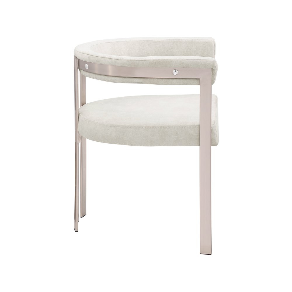Marcello Stone Velvet Dining Chair, Set of 2. Picture 4