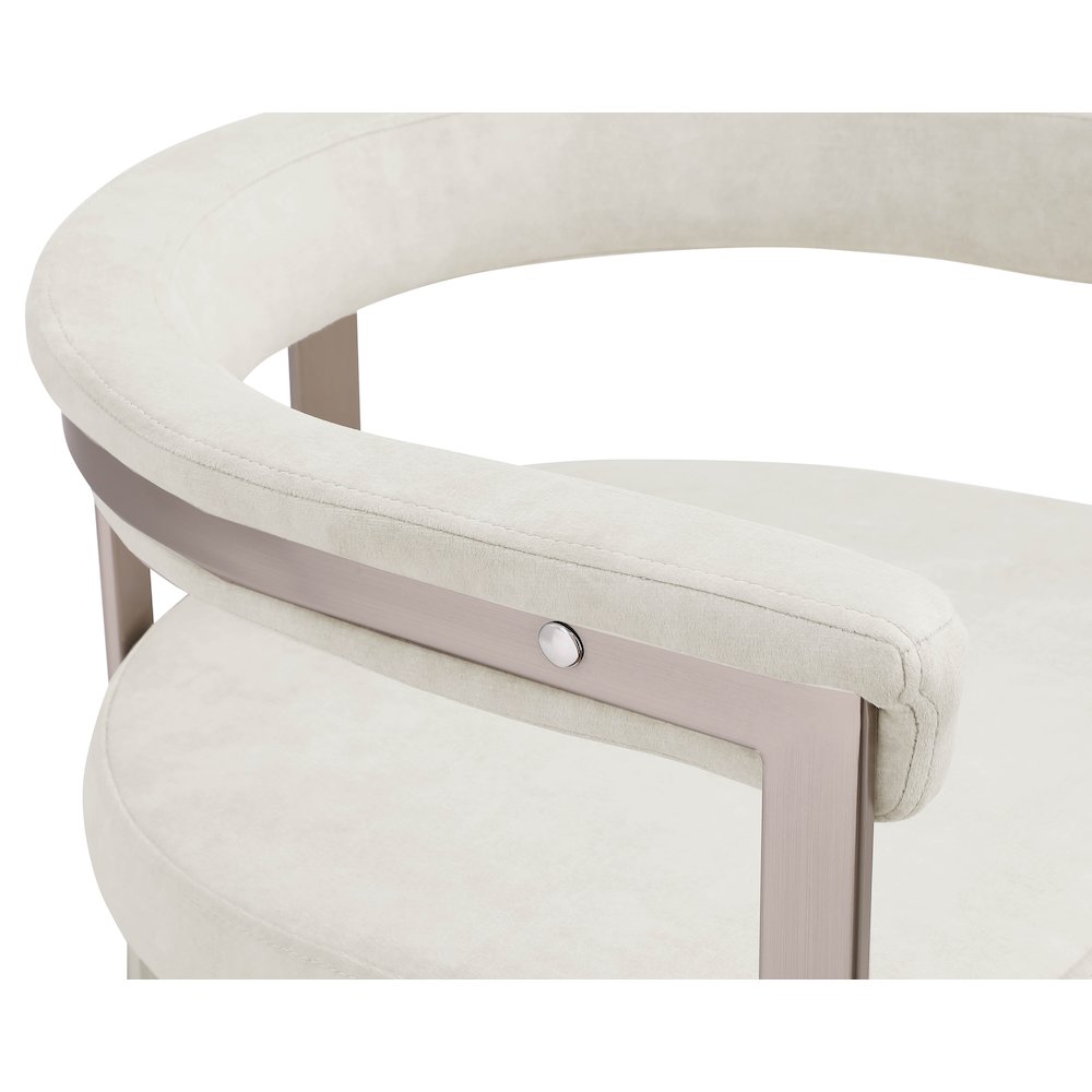 Marcello Stone Velvet Dining Chair, Set of 2. Picture 6