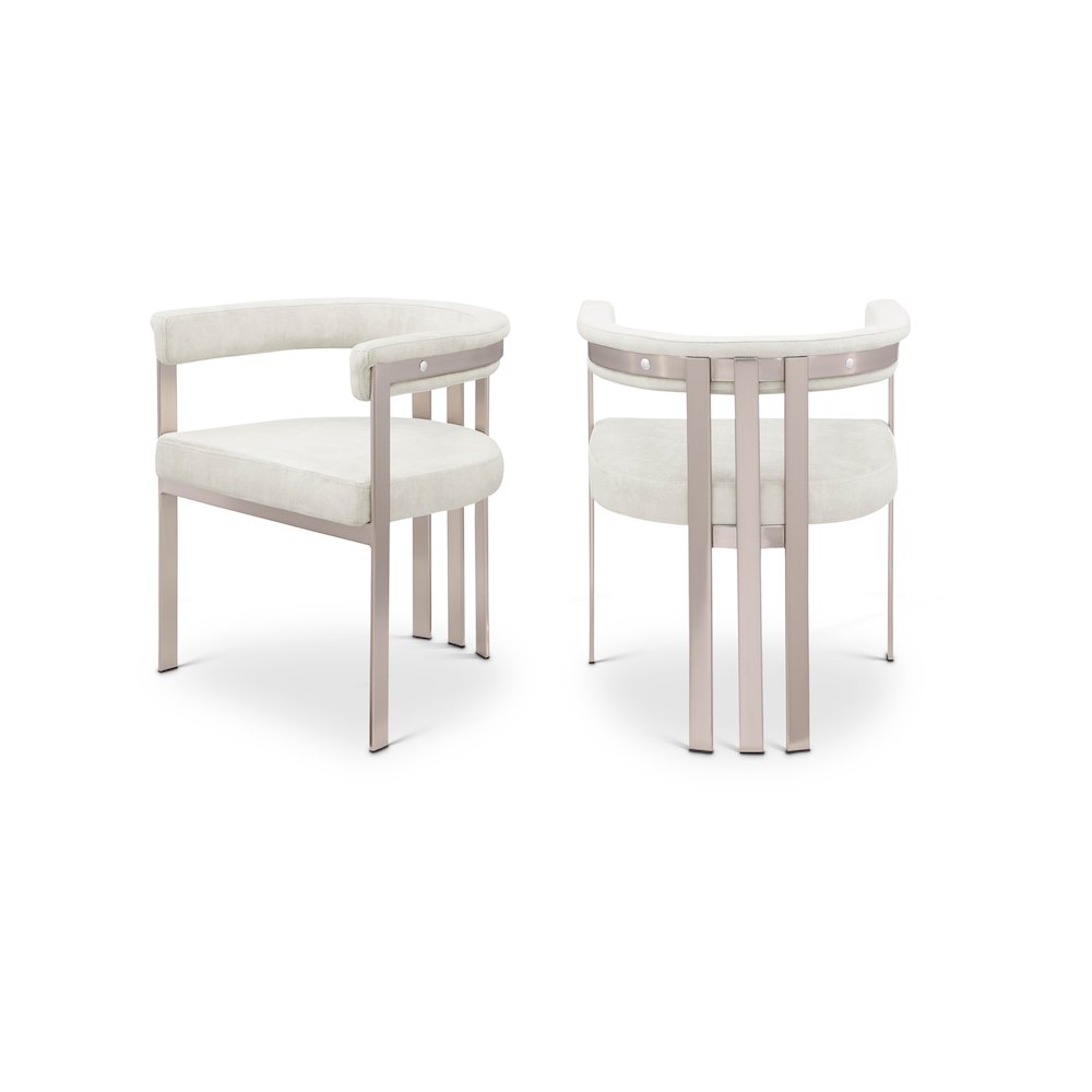 Marcello Stone Velvet Dining Chair, Set of 2. Picture 1