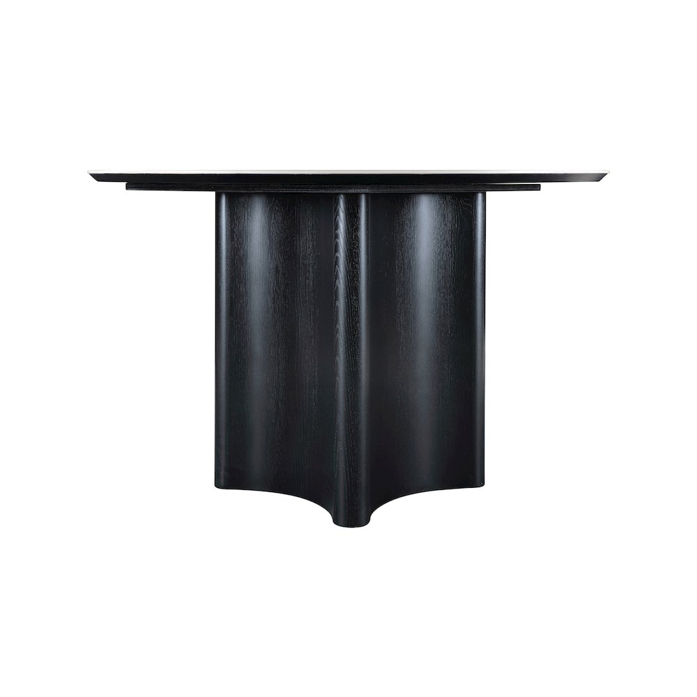 Corvina Black Oak Veneer Dining Table. Picture 2