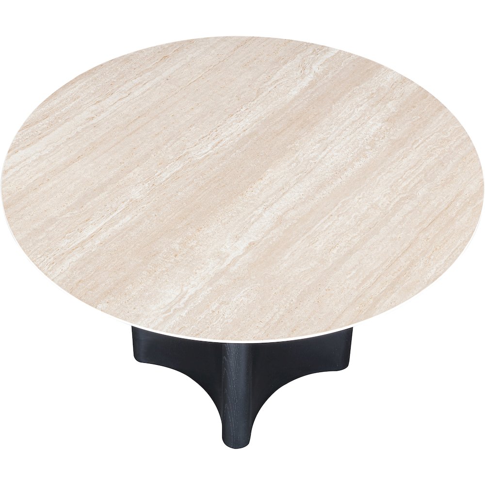 Corvina Black Oak Veneer Dining Table. Picture 4