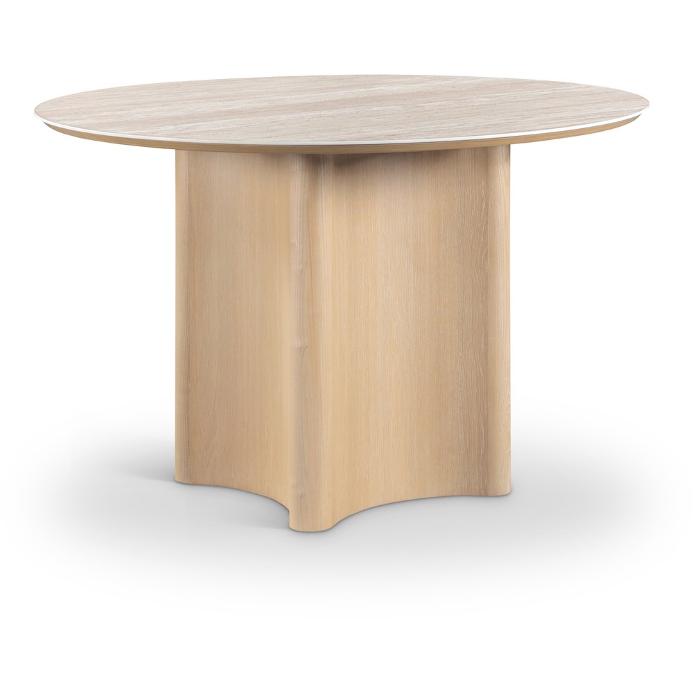 Corvina Natural Oak Veneer Dining Table. Picture 1