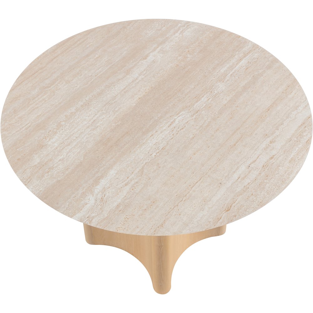 Corvina Natural Oak Veneer Dining Table. Picture 4