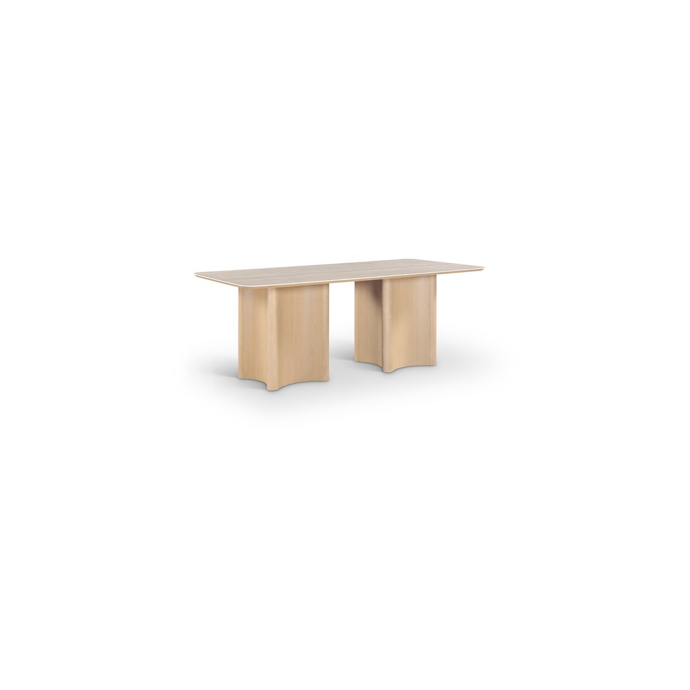 Corvina Natural Oak Veneer Dining Table. Picture 1