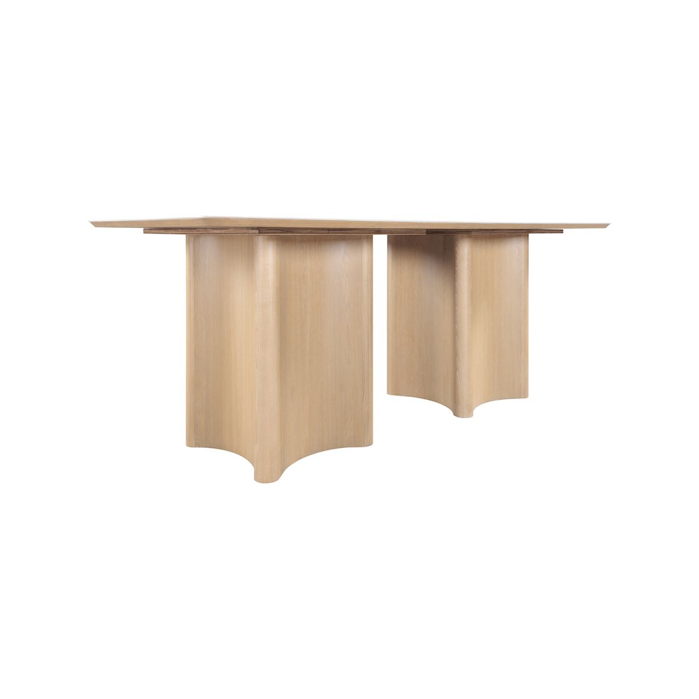 Corvina Natural Oak Veneer Dining Table. Picture 2