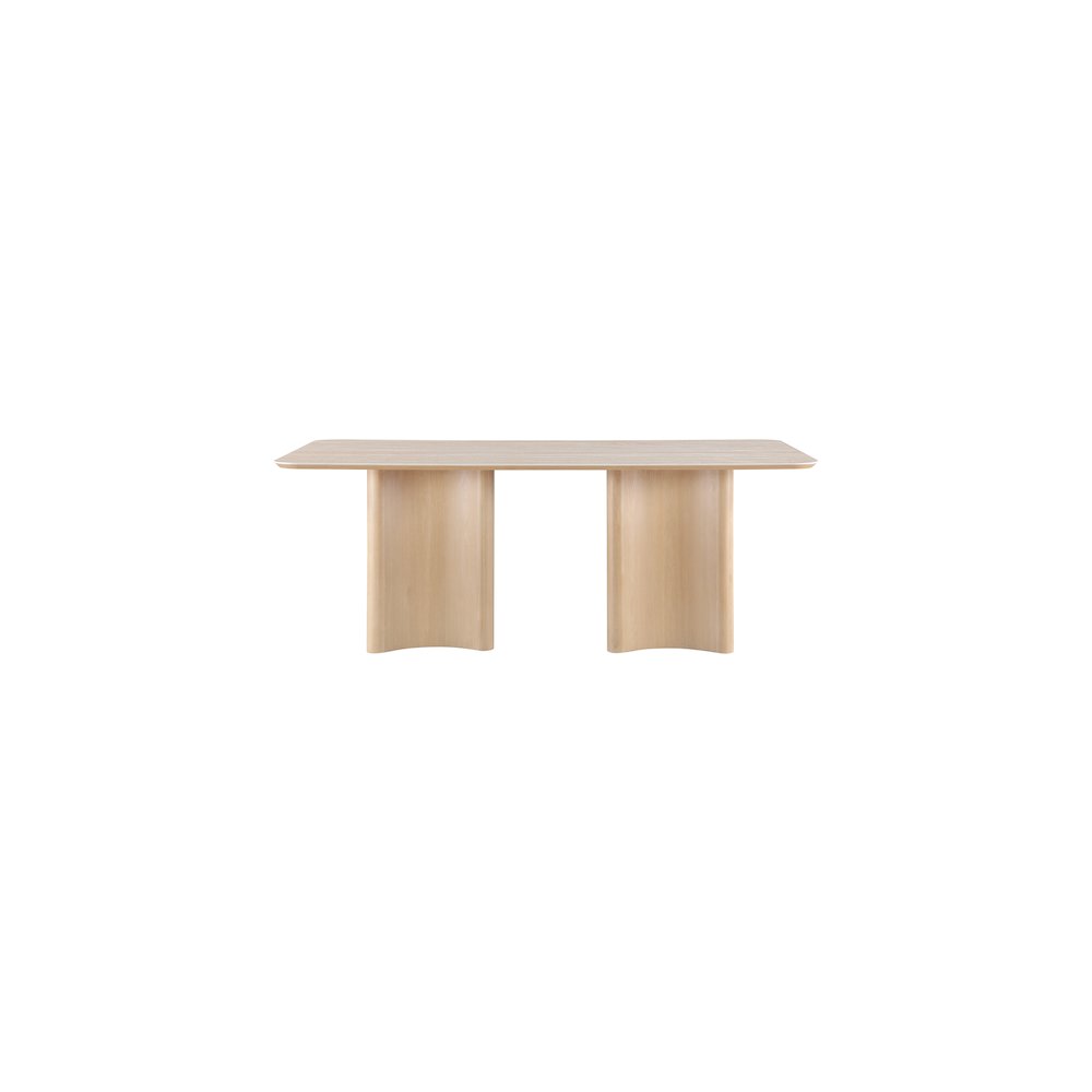 Corvina Natural Oak Veneer Dining Table. Picture 3