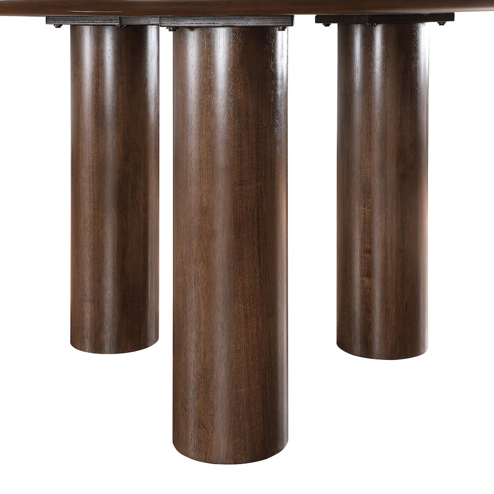 Colosseum Brown Dining Table. Picture 2